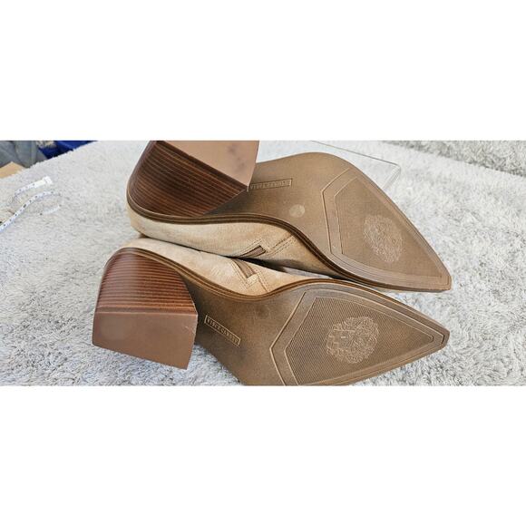 Tan Suede Ankle Boots - Picture 6 of 10